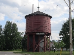 Water tower in town